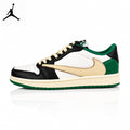Air Jordan 1 Low Black/Green Unisex Sneakers DM7866-128
