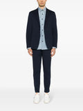 BOSS notched-lapels single-breasted blazer