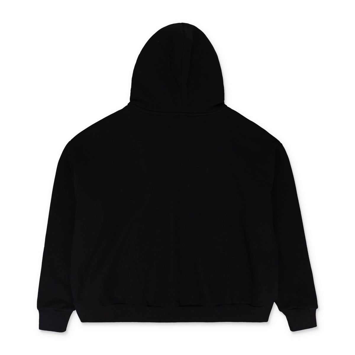 MULTI TAG BLACK HOODIE