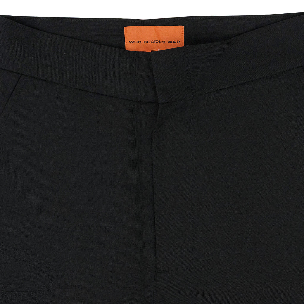BLACK LA PLUME TROUSERS