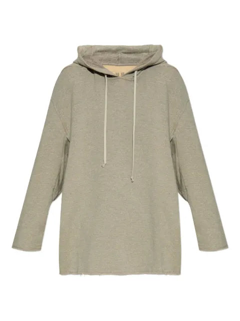 Rick Owens DRKSHDW frayed-hem hoodie