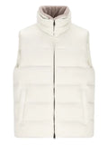 Herno striped quilted down gilet