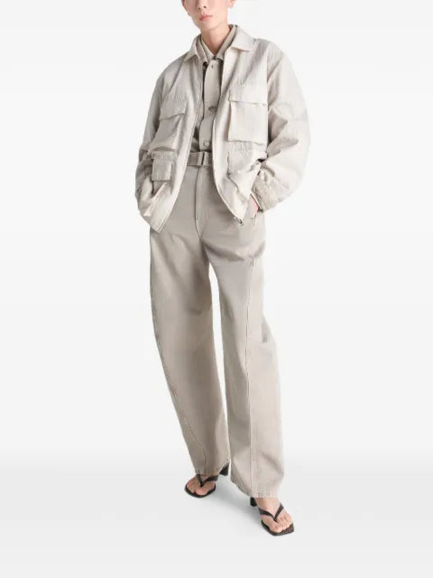 LEMAIRE jacket with 3D pockets in washed technical cotton