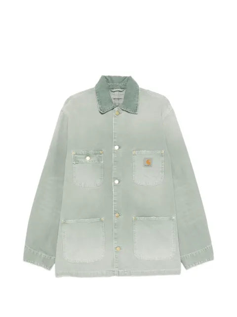 Carhartt WIP corduroy-collar logo-patch jacket