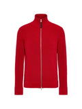 Maison Margiela ribbed zip-up sweatshirt