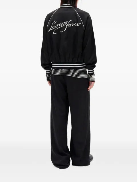 Ann Demeulemeester Lovers Forever raglan-sleeve bomber jacket