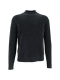 RRD velvet-effect crew-neck sweater