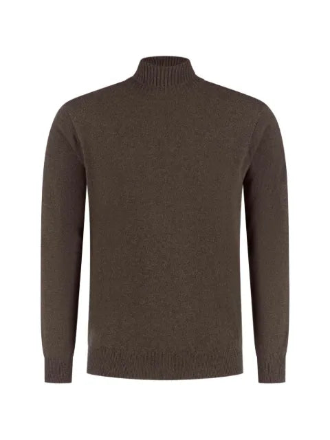 Doriani Cashmere high-neck ribbed-trim sweater