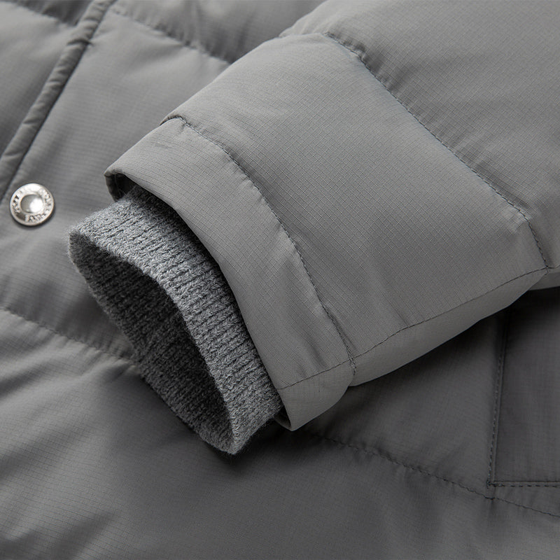 Hooded Wool Jacket - 80% Pure Wool - Signature Grosgrain Detail | Thom Browne