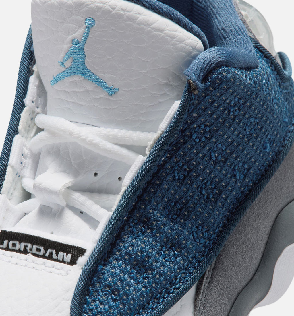 Air Jordan 13 Retro Navy and Flint Grey – Infant & Toddler Lifestyle Shoe | Navy/University Blue/Flint Grey/White