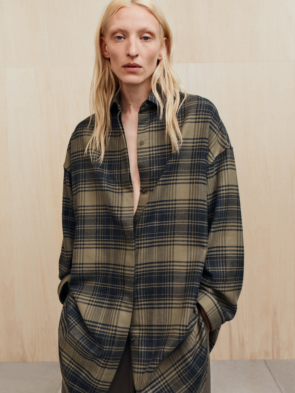 Womens Flannel Relaxed Shirt