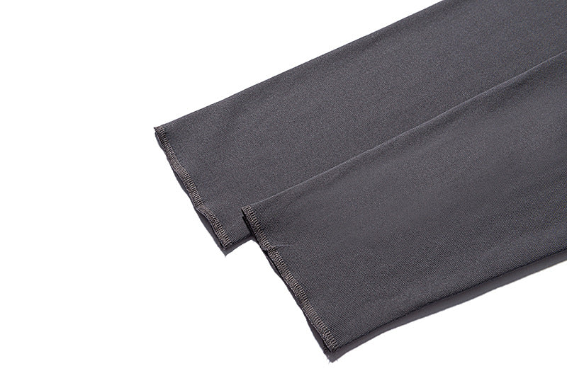 Cav Empt Wax-Dyed Letter Embroidered Washed Long Sleeve Crewneck Tee