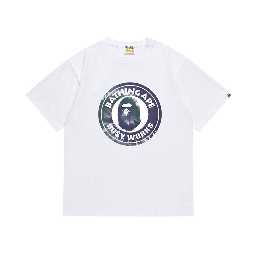 BAPE Busy Works Iridescent Circle Graphic T-Shirt