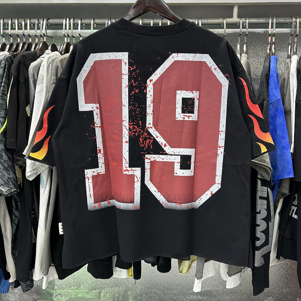 BKYS Revival Racing Skull Graphic Cropped T-Shirt