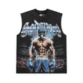Godspeed Boxer Skull Graphic Acid-Wash Sleeveless T-Shirt