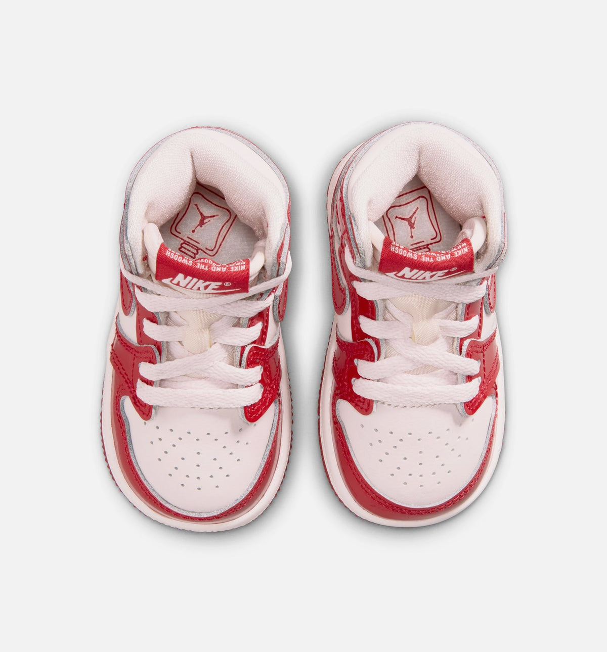 Air Jordan 1 Retro High OG Nails And Grails Infant/Toddler Sneakers | University Red/Metallic Silver