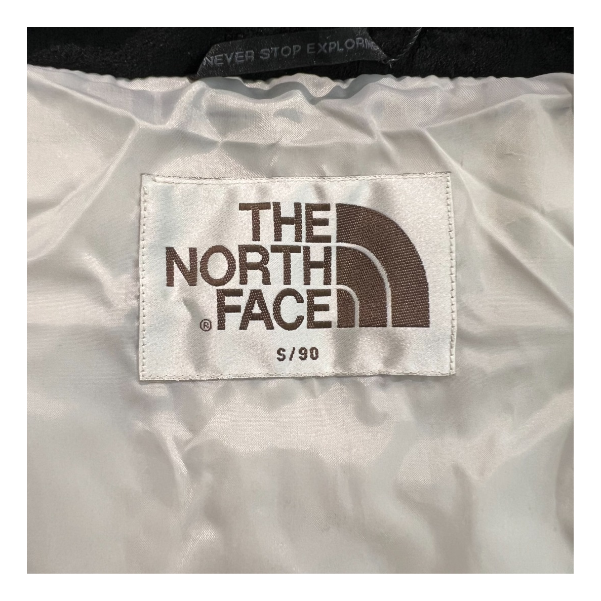 The North Face Color-Block Long Hooded Down Puffer Coat - Grey