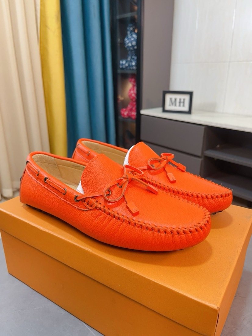 Louis Vuitton Lace-Tie Driving Moccasins