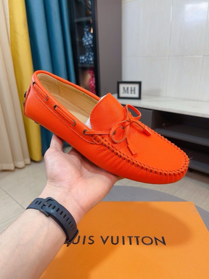 Louis Vuitton Lace-Tie Driving Moccasins