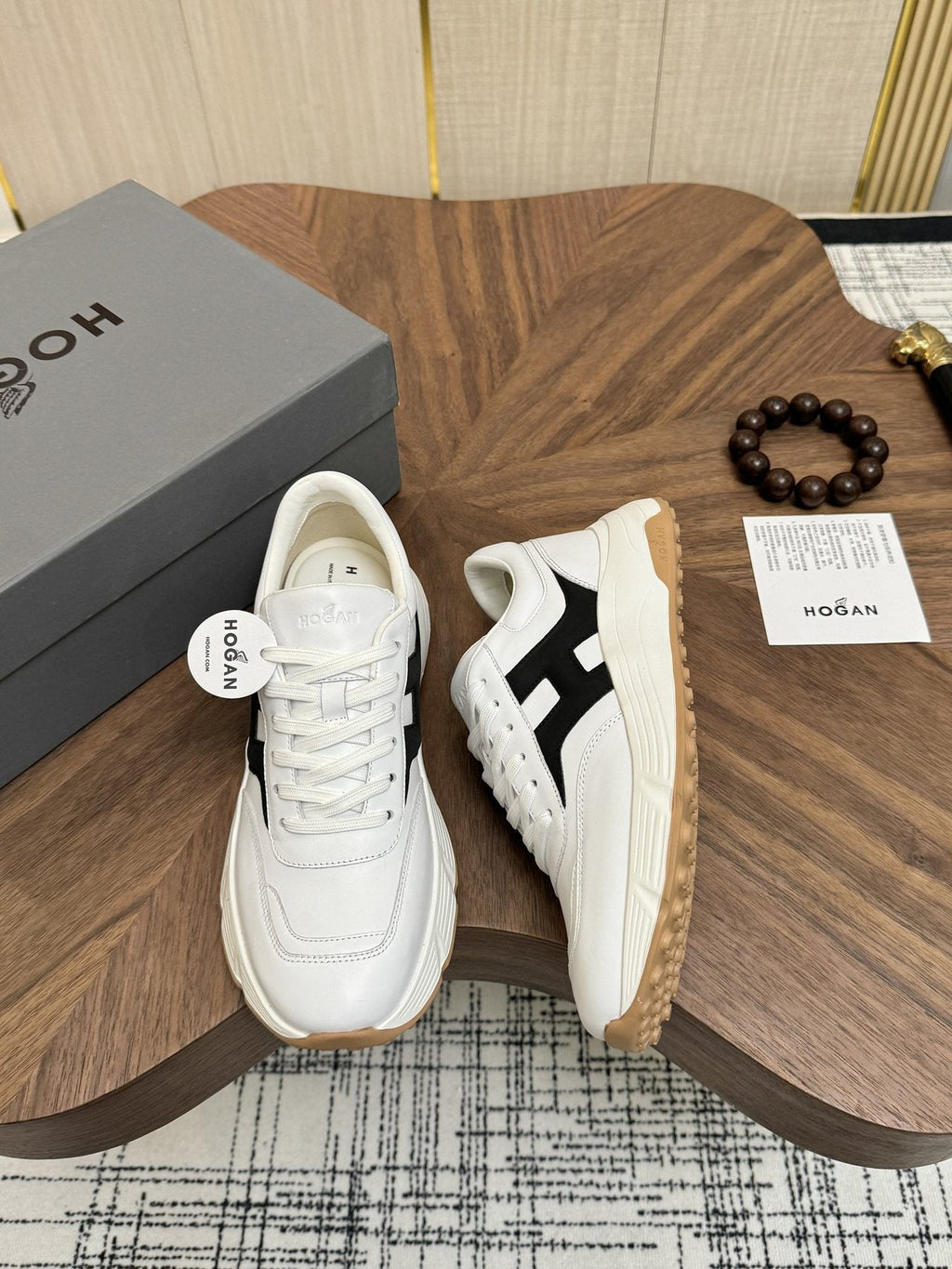 Hogan Women's H-Stripe Platform Sneakers
